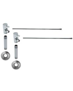 Mountain Plumbing MT5910L-NL/CHBRZ Lavatory Supply Kit - Contemporary Lever Handle with 1/4 Turn Ceramic Disc Cartridge Valve (MT5001L-NL) - Angle, No Trap in Champagne Bronze