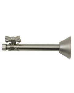 Mountain Plumbing MT631-NL/CPB Brass Cross Handle with 1/4 Turn Ball Valve - Lead Free - Straight Sweat in Polished Chrome