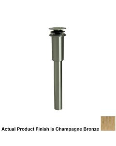 Mountain Plumbing MT745-2/CHBRZ Round Bathroom Sink Drain without Overflow and EZ-CLICK™ Soft Touch Dome Style in Champagne Bronze