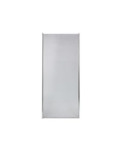 Mustee 45.700 Plastic Shower Door, 28 Inches, Aluminium Frame, Chrome Plated