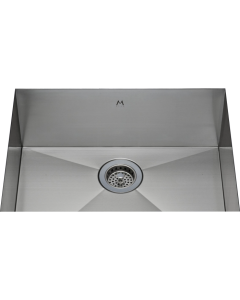 Mila MUS-502SB Flatiron Top Quality Under Mount or Top Mount Kitchen Sink In Stainless Steel