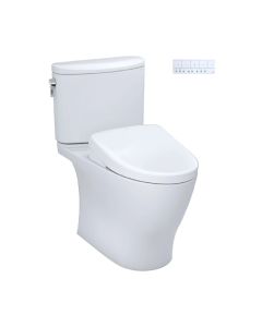 Toto MW4424736CEFGA#01 Nexus® 1.28 GPF Floor Mounted Two Piece Elongated Toilet with Washlet+ S7A in Cotton
