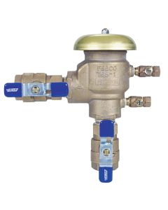 Watts 765GBV, 765-QT-PVB, 1.5" Bronze Pressure Vacuum Breaker Backflow Preventer, Quarter Turn Shutoffs