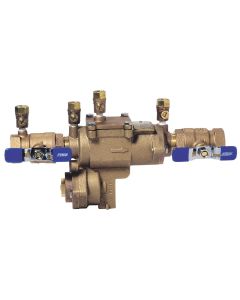 Watts 1312 860-QT, 0.75" Bronze Reduced Pressure Zone Backflow Preventer Assembly, Quarter Turn Shutoff, Small Diameter
