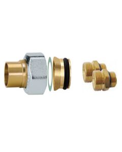 Ecostyle RV-NA10535 1/2" Copper Sweat Radiator Fittings Comes with Conical Adapter