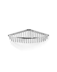 Samuel Heath N36-GXL-CP Corner Shower Basket With Visible Fix, 9.5" W X 2.19" D in Polished Chrome