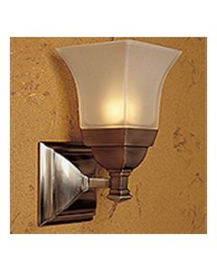 Newport Brass 19-51SC/15 Wall Mount Single Square Etch Glass in Polished Nickel