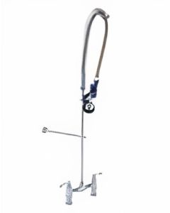 Gerber GC444711 Two Handle Pre-Rinse Deck Mounted Faucet in Chrome