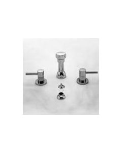 Newport Brass 1509/15S East Linear Double Handle Bidet in Satin Nickel