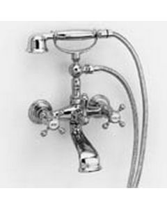 Newport Brass 934/15S 930 Series Wall Mounted Tub And Hand Shower in Satin Nickel