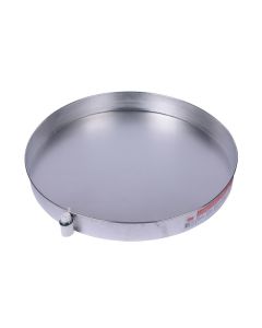 Oatey 34085 30" Diameter Aluminum Water Heater Pans with 1" to 1-1/2" PVC Adapter