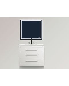 Madeli B850-42-002-MW-PC Villa Vanity in Matte White