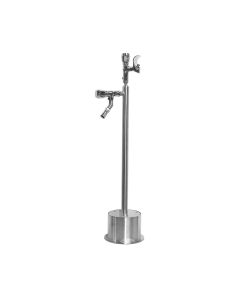 Outdoor Shower FSFSDF-054-ADA Free Standing Single Supply ADA Metered Drinking Fountain and Foot Shower