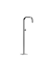 Outdoor Shower FTA-B40V-HC-S Boss Free Standing Hot and Cold Tub Filler in Satin