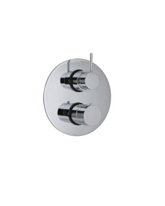 Huntington Brass P2225101 Euro Carmel 1/2" Thermostatic Valve Trim in Chrome