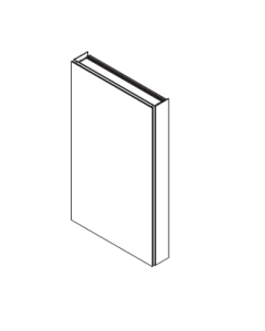 Robern P2SM-GKIT40D4P PL Portray 40" H X 4" D Ganging and Side Kit in Polished Edge