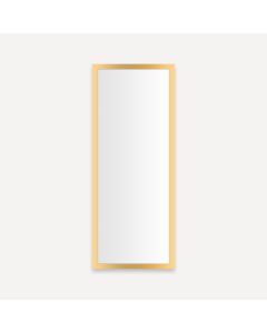 Robern PC1230D4TNN82 Profiles 12" W X 30" H X 4" D Framed Medicine Cabinet in Matte Gold and Non-Electric with Reversible Hinge (Non-Handed)