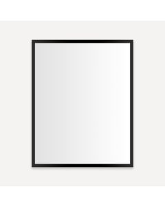Robern PC2430D6TNN83 Profiles 24" W X 30" H X 6" D Framed Medicine Cabinet in Matte Black and Non-Electric with Reversible Hinge (Non-Handed)