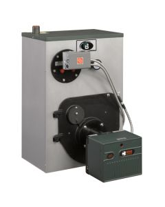 Peerless 1404090 WBV-e-04-WU-AFG-1S 175 Input MBtu 87% AFUE Oil Water Boiler - With Burner - Knockdown