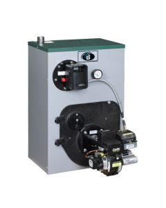 Peerless 14458 WBV-E-04-WPCL WBV® Series 210 Input MBtu, 87% AFUE Residential Oil-Fired Water Boiler With Circulator And Hydrostat, Atmospheric Vent (Packaged - Burner Sold Separately)