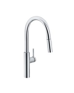 Franke PES-PD-CHR Pescara 1.75 GPM Deck Mounted Single Handle Pull Down Kitchen Faucet in Polished Chrome