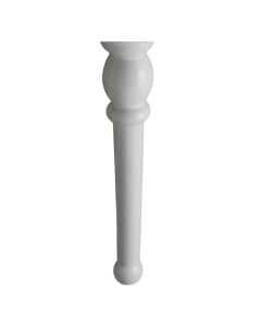 Barclay PGPLP-B Versailles 26-3/4" H Console Leg Only in White 