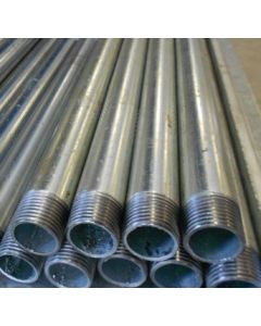 Galvanized Pipe Threaded Both Ends 1" x 10'