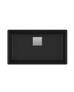 Franke PKG11031MBK Peak 32" L X 18.75" W Single Basin Undermount Granite Kitchen Sink in Matte Black
