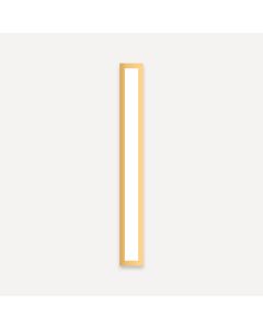 Robern PL3.530TLSC82DV Profiles 3-1/2" W x 30" H x 4-5/8" D, Framed Lighting, Matte Gold, Variable 2700K to 5600K Temperature (Warm to Cool Light)