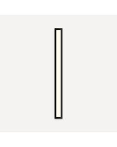 Robern PL3.540TLSC83D3 Profiles Framed Lighting 3-1/2" W X 39-3/8" H X 4-5/8" D in Matte Black with Warm White (2700K)