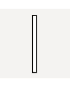 Robern PL3.540TLSC83DV Profiles Framed Lighting 3-1/2" W X 39-3/8" H X 4-5/8" D in Matte Black with Variable 2700K to 5600K Temperature (Warm to Cool Light)