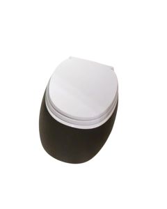 Agape PLA0897RZ Pear 2 Toilet Seat with Soft Close in Glossy White