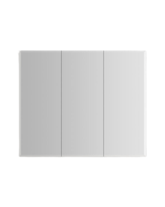Robern PLM3630G PL Series 30" H X 36" W X 4-5/8" D Triple Door Medicine Cabinet with Bevel Edge in Classic Grey (Pull-out Magnifying Mirror Sold Separately)