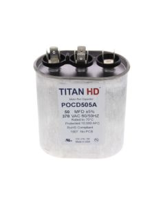 DiversiTech POCD505A, Titan HD 50/5 MFD Oval Dual Motor Run Capacitor