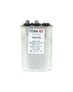 DiversiTech POCFD605A Titan HD 60/5 MFD, 440-370 Voltage Oval Dual Motor Run Capacitor