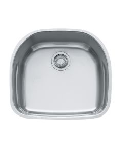 Franke PRX11021 Prestige 22" L X 20" W X 9" D Undermount Stainless Steel Single Bowl Kitchen Sink in Steel