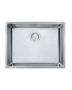 Franke CUX11021 Cube 23" L X 18" W X 9" D Rectangular Undermount Stainless Steel Single Bowl Kitchen Sink in Steel