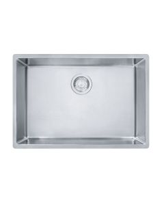 Franke CUX11025 Cube 27" L X 18" W X 9" D Rectangular Undermount Single Bowl Kitchen Sink in Steel