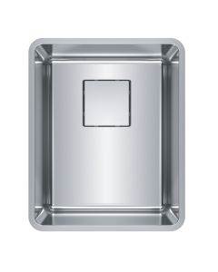 15" Undermount Single Bowl Kitchen Sink Pescara 15" L X 18 " W X 8" D with 18-Gauge in Steel by Franke PTX110-14