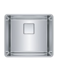 Franke PTX110-20 Pescara 21" L X 18" W X 9" D Undermount 18-Gauge Stainless Steel Single Bowl Kitchen Sink in Steel