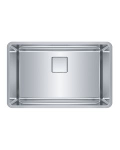 Franke PTX110-28 Pescara 29" L x 18" W x 9" D 18-Gauge Undermounted Single Bowl Kitchen Sink in Steel
