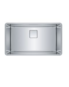 Franke PTX11031 Pescara 32" L X 18" W X 9" D Undermount 18 Gauge Stainless Steel Single Bowl Kitchen Sink in Steel