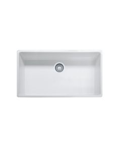 Franke FHK710-36WH Farm House 36" L X 20" W X 10" D Fireclay Single Bowl Apron Front Kitchen Sink in White