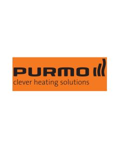 Purmo RV-400301 Right Side Angled Towel Bar Valve