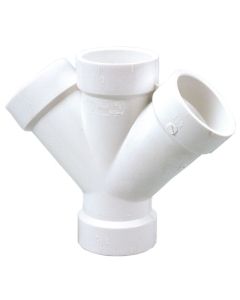 PVC DWV LP612-532B 6" x 4"  Double Wye