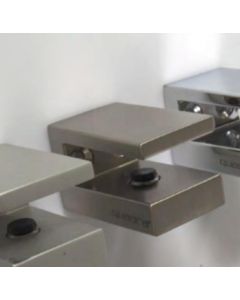 Frost Design Q300303610 Q3003.036.10 Quadra Shelf Clamp 3 (2 Pc) Set Zinc Brushed Stainless