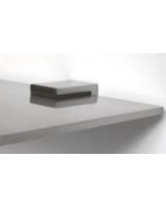 Frost Design Q300403725 Q3004.037.25 Quadra Shelf Clamp 4 with Back Plate (2 Pc) Zinc Polished Chrome