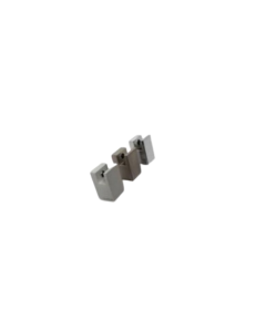 Frost Design Q3021.022.45 Quadra Mirror Holder 5, 4 Piece Set  Natural Anodized Aluminum