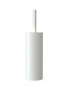 Frost Design Q302236576 Quadra Round toilet brush, Floor standing in White