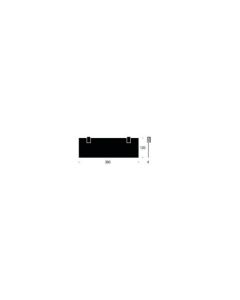 Frost Design Q3033.360.25 Quadra 5 Shelf with Clamps